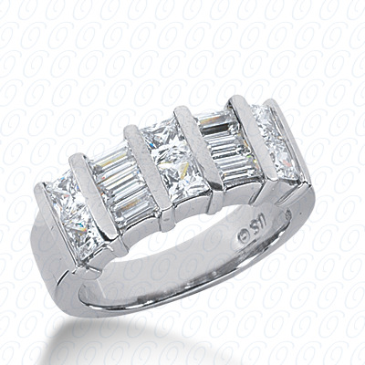 14 Karat White Gold  Cut Diamond Unique Engagement Ring 