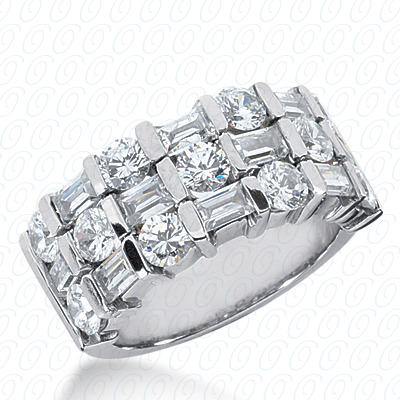 14 Karat White Gold  Cut Diamond Unique Engagement Ring 