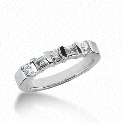 14 Karat White Gold  Cut Diamond Unique Engagement Ring 