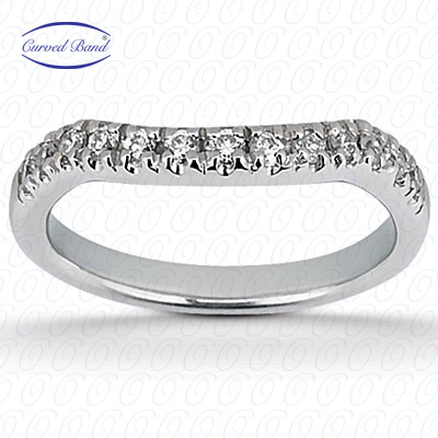 14 Karat White Gold  Cut Diamond Unique Engagement Ring 