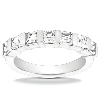 14 Karat White Gold  Cut Diamond Unique Engagement Ring 