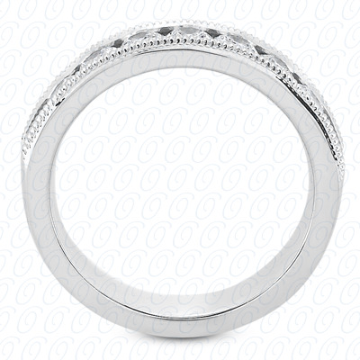 14 Karat White Gold  Cut Diamond Unique Engagement Ring 