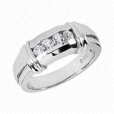 14 Karat White Gold  Cut Diamond Unique Engagement Ring 