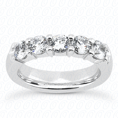14 Karat White Gold  Cut Diamond Unique Engagement Ring 