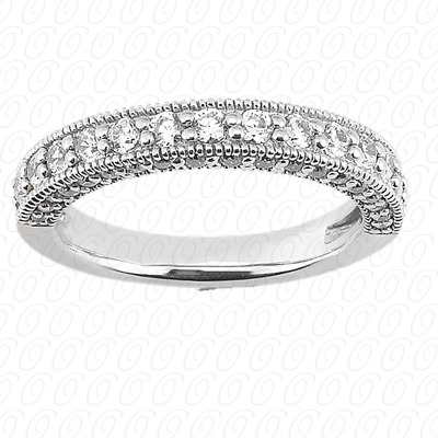 14 Karat White Gold  Cut Diamond Unique Engagement Ring 
