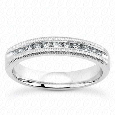 14 Karat White Gold  Cut Diamond Unique Engagement Ring 