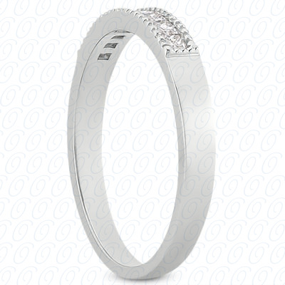 14 Karat White Gold  Cut Diamond Unique Engagement Ring 