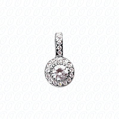 14 Karat White Gold  Cut Diamond Unique Engagement Ring 