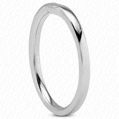 14 Karat White Gold  Cut Diamond Unique Engagement Ring 
