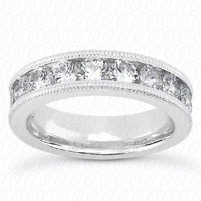 14 Karat White Gold  Cut Diamond Unique Engagement Ring 