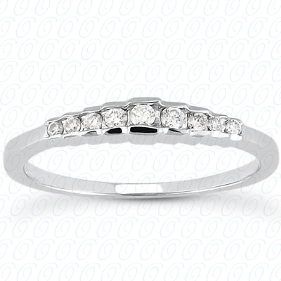 14 Karat White Gold  Cut Diamond Unique Engagement Ring 