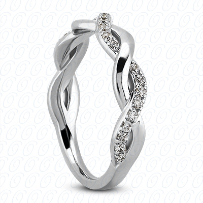 14 Karat White Gold  Cut Diamond Unique Engagement Ring 