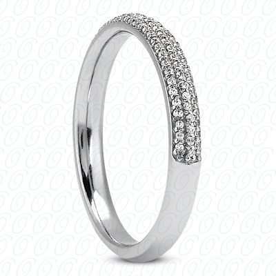 14 Karat White Gold  Cut Diamond Unique Engagement Ring 