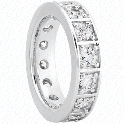 14 Karat White Gold  Cut Diamond Unique Engagement Ring 