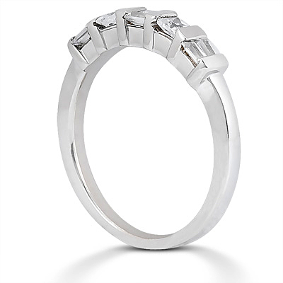 14 Karat White Gold  Cut Diamond Unique Engagement Ring 