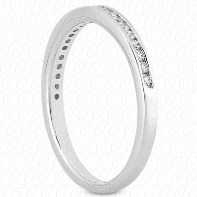 14 Karat White Gold  Cut Diamond Unique Engagement Ring 