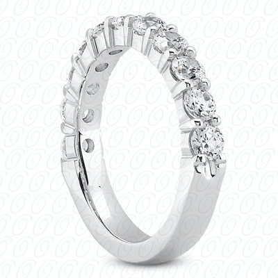 14 Karat White Gold  Cut Diamond Unique Engagement Ring 