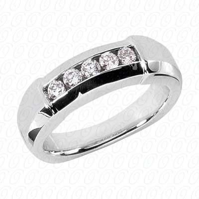 14 Karat White Gold  Cut Diamond Unique Engagement Ring 