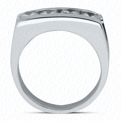 14 Karat White Gold  Cut Diamond Unique Engagement Ring 