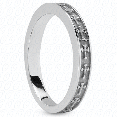 14 Karat White Gold  Cut Diamond Unique Engagement Ring 